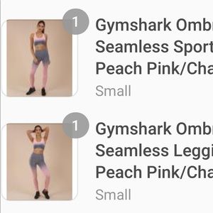 GYMSHARK OMBRÉ SET
